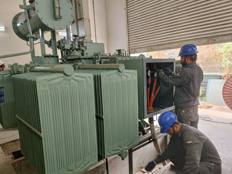 On-site electrical & mechanical works